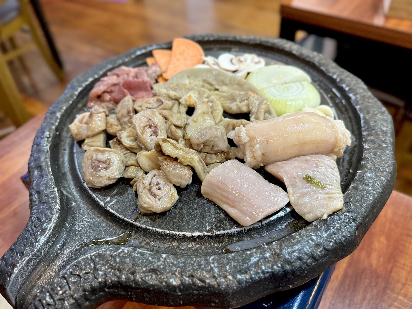 A real customer photograph from the restaurant