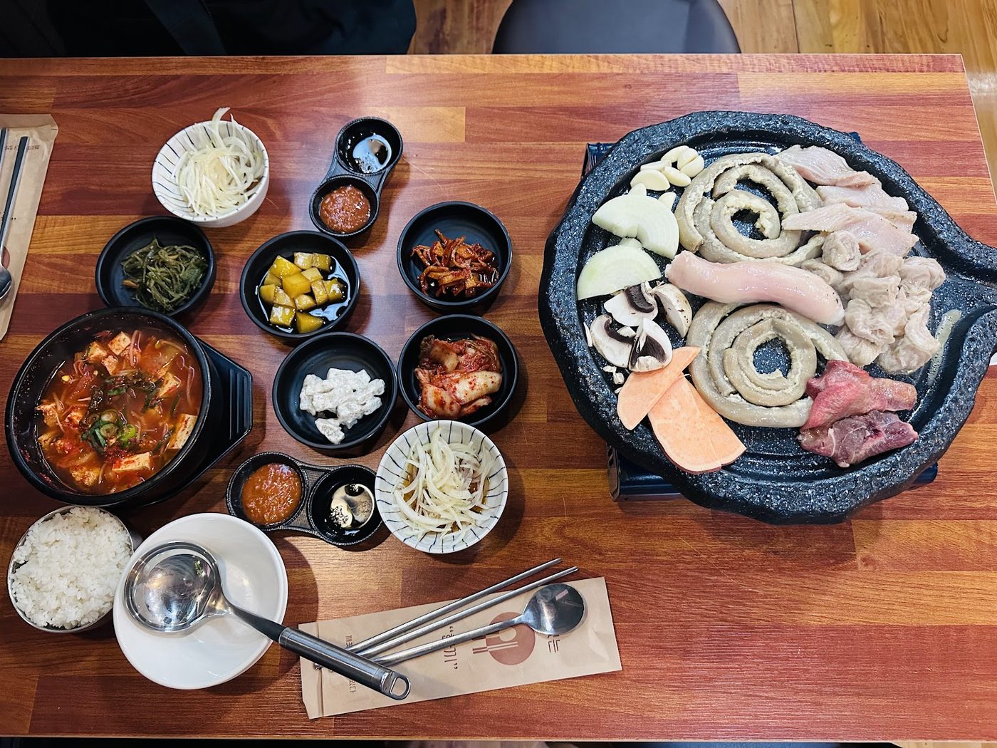 A real photo from the restaurant